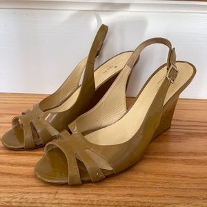 Kate Spade Patent‎ Leather Wedges Size 9.5